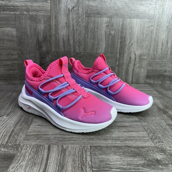 Puma One4All Kids size 3 Multicolored Slip On Shoes - Picture 6 of 9